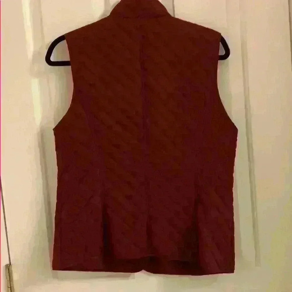 G.H. Bass Red Vest Size Medium - Picture 2 of 3